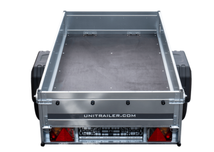 Garden Trailer 200 KIPP Anhänger Seitenansicht mit Plane