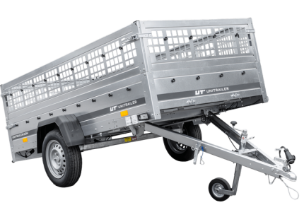 Kippbarer Einachsanhänger UNITRAILER 264 Seitenansicht