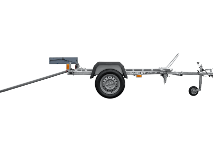 UNITRAILER MOTO Motorradanhänger mit Radschiene und Auffahrrampe