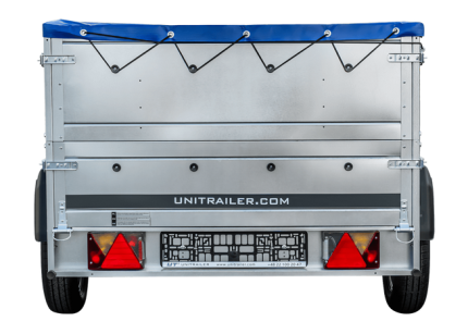 Verzinkter Anhänger 230x125 cm mit montierter Plane