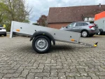 Humbaur Startrailer H 132513 Seitenansicht mit Aluminium-Bordwänden
