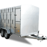 Autotransportanhänger EVA 430/19 T Seitenansicht Stahlrahmen