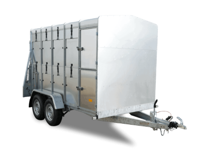 Autotransportanhänger EVA 430/19 T Seitenansicht Stahlrahmen