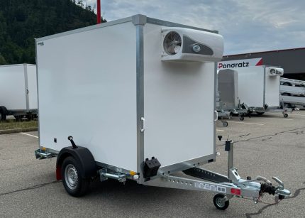 Kühlanhänger FK 360/16 T Außenansicht Tandemachse