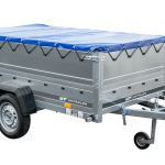 Verzinkter Anhänger 230x125 cm mit montierter Plane