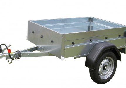 Verzinkter Stahl Anhänger 500 kg Seitenansicht