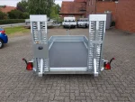 Anhänger für Baumaschinen 3.000 kg Saris MG 306 170 3000 – Doppelachser gebremst – Bild 2