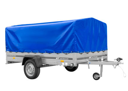 UNITRAILER GARDEN 265/R KIPP mit H-800 Plane Seitenansicht