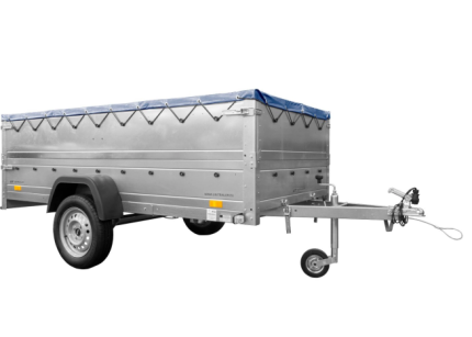 UNITRAILER 264/R KIPP Anhänger mit blauer PVC-Plane