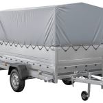 Kippanhänger Garden Trailer 264 KIPP Seitenansicht beladen