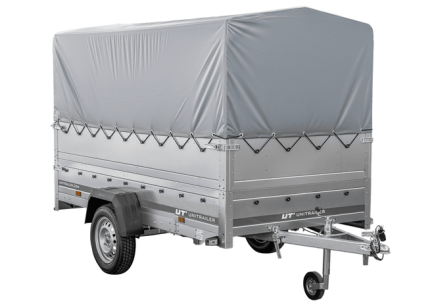 Kippanhänger Garden Trailer 264 KIPP Seitenansicht beladen