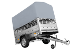 UNITRAILER Garden 201/R KIPP Kippanhänger mit grauer Plane