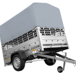 UNITRAILER Garden 201/R KIPP Kippanhänger mit grauer Plane