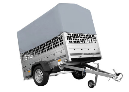 UNITRAILER Garden 201/R KIPP Kippanhänger mit grauer Plane