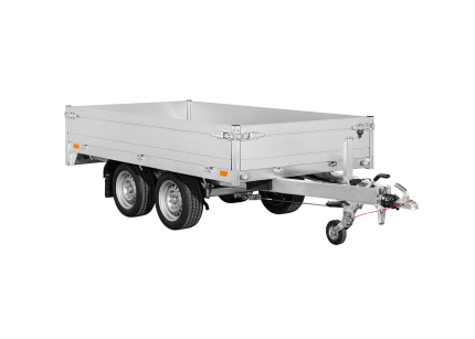 Autoanhänger Aluminium 2000 kg Seitenansicht