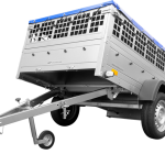 Kippanhänger 200x125 cm mit Gitteraufsätzen