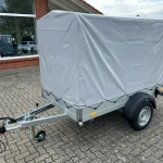 Humbaur Startrailer H 132513 mit 150 cm Hochplane in Grau