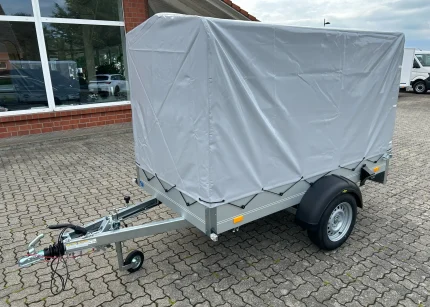 Humbaur Startrailer H 132513 mit 150 cm Hochplane in Grau
