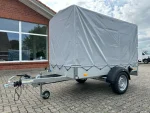 PKW-Anhänger Humbaur H 132513 – 1.300 kg gebremst | Hochplane, Siebdruckboden, verzinkt – Bild 5