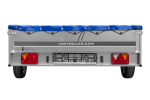 750 kg Kippanhänger Unitrailer 264x150 ungebremst mit Hochplane – Bild 2