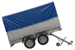 Doppelachsanhänger 264x125 cm gebremst Kippanhänger UNITRAILER Garden Trailer 264 KIPP – Bild 3