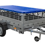 Gartenanhänger UNITRAILER 230/R KIPP mit Gitterbordwänden