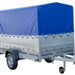 Garden Trailer 264 KIPP mit montierten Bordwänden