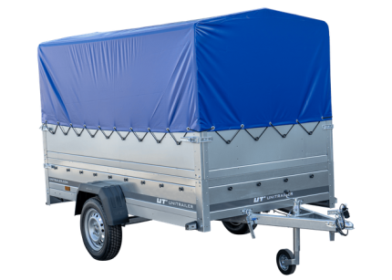 Garden Trailer 264 KIPP mit montierten Bordwänden