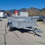 BO 206 UB Anhänger Seitenansicht mit 390 mm Stahlbordwänden