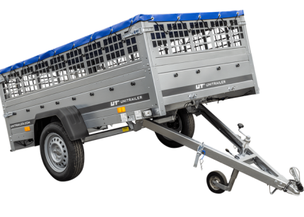 Kippanhänger 230x125 cm mit blauer Plane