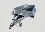 Tandem Anhänger 2600 kg mit verzinkten Bordwänden
