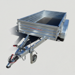 Tandem Anhänger 2600 kg mit verzinkten Bordwänden